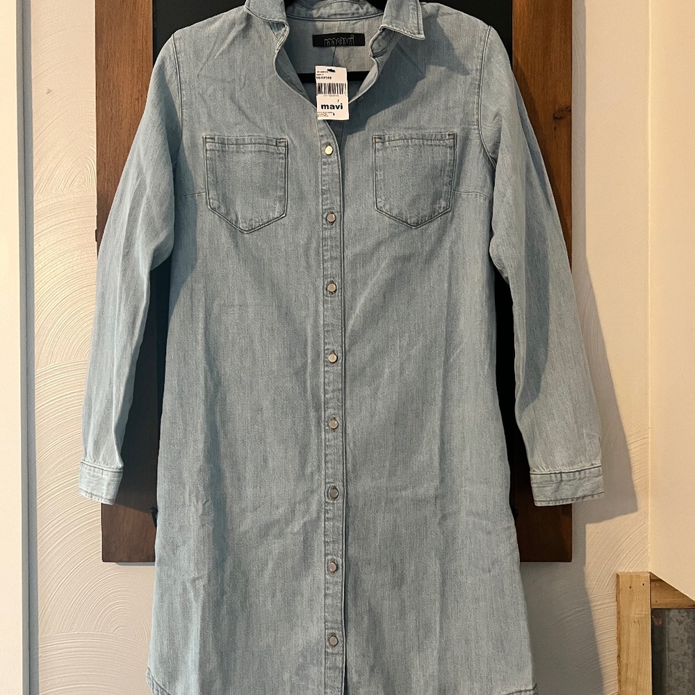Mavi Blue Jean Longe Sleeved Dress